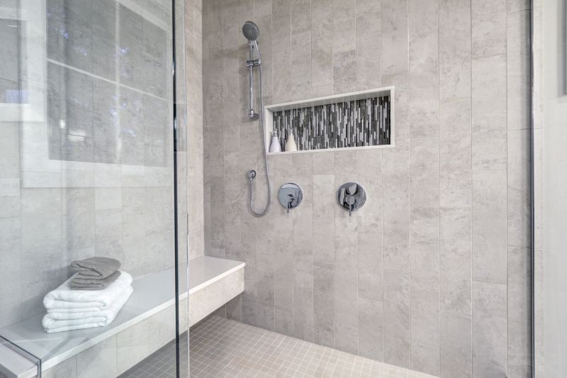 Shower with Compact Fixtures